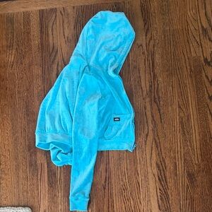 Tiger Friday Blue Velour Zip Hoodie AXS perf condition
